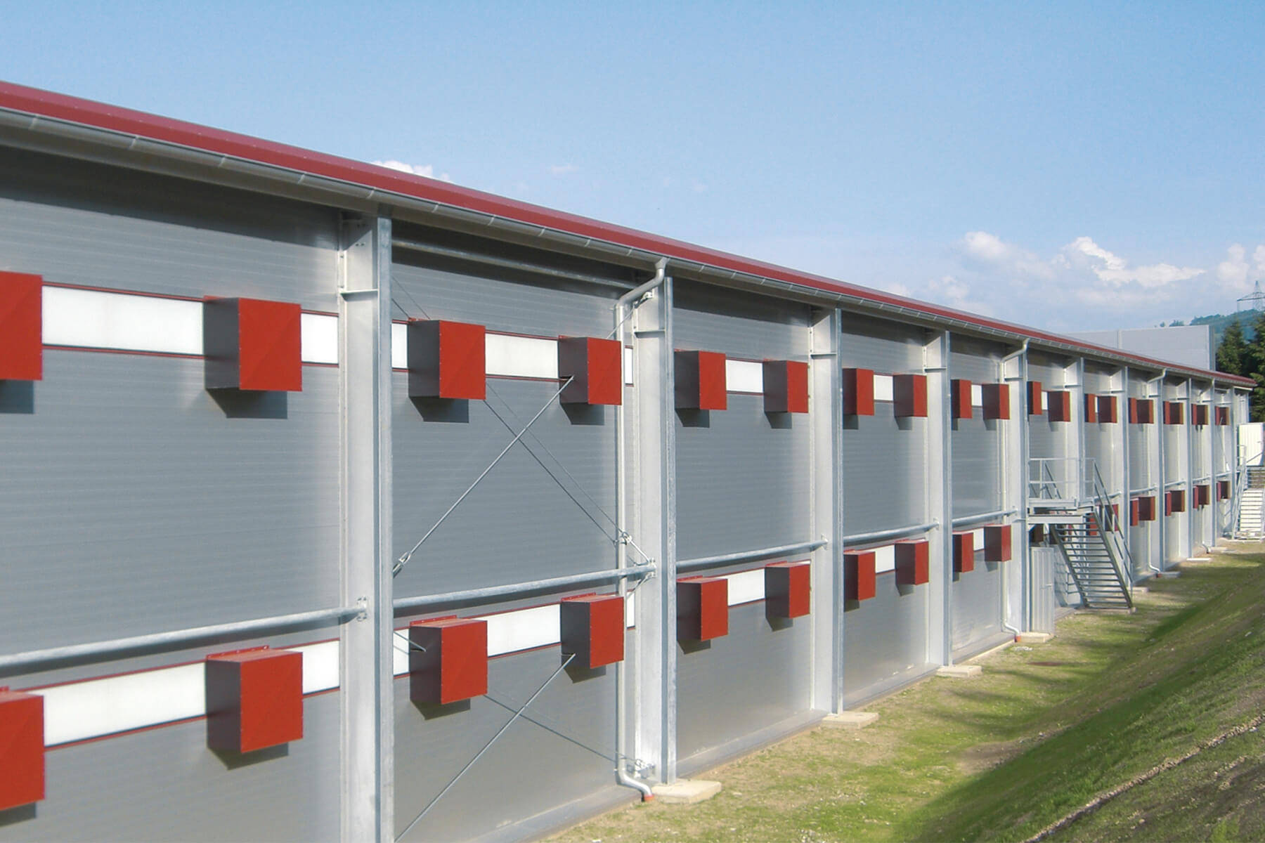 Wandsysteme Lager - Wandkonstruktionen, Hallenbau, WOLF System