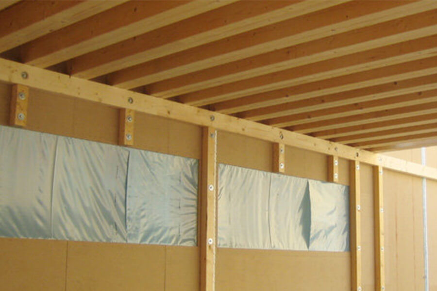 Holztafelbau Holztafelbauwände, Holzriegel, WOLF System