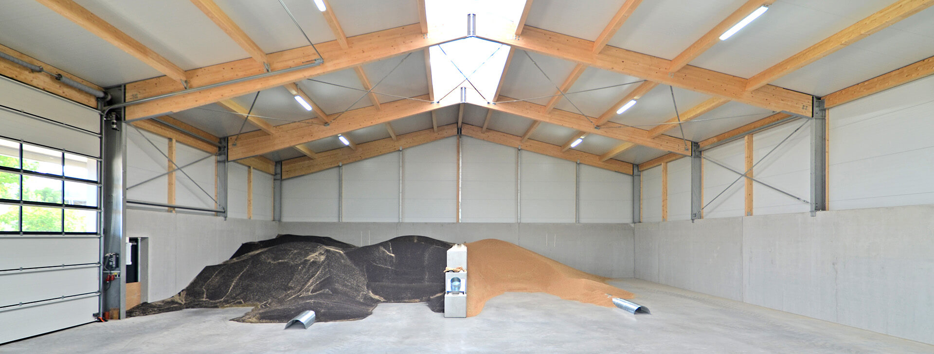 Getreidehallen - Schüttguthallen - WOLF System