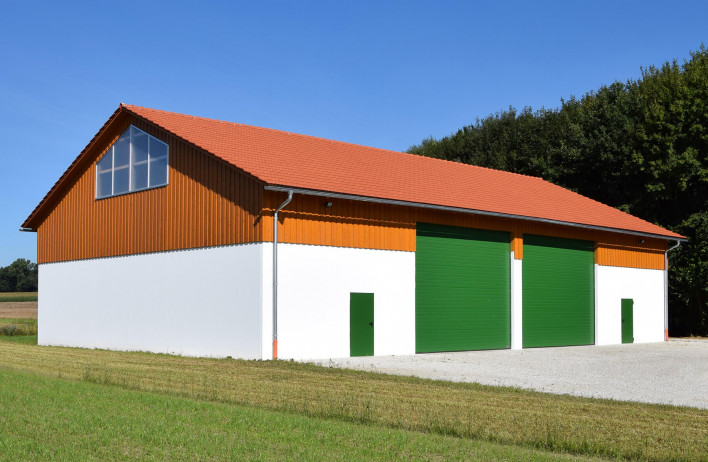 Getreidehallen - Schüttguthallen - WOLF Systembau