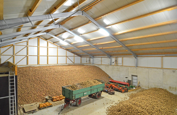 Kartoffellager - Zwiebellager - WOLF Systembau