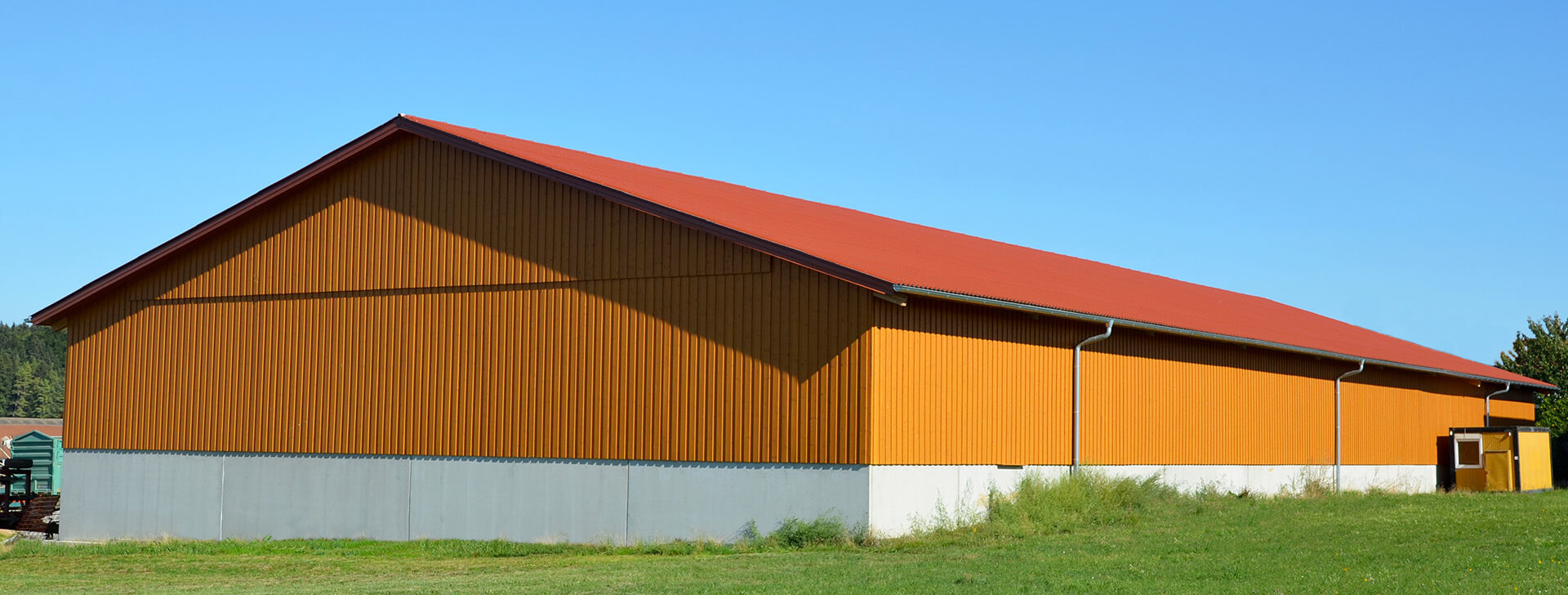 Maschinenhalle - Bergehalle - Hallenbau - WOLF System