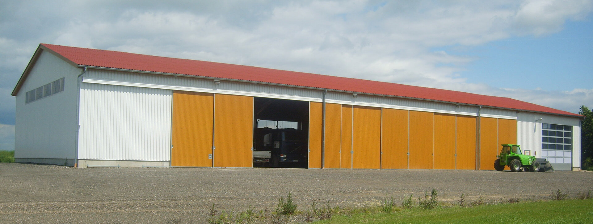 Maschinenhalle - Bergehalle - Hallenbau - WOLF System