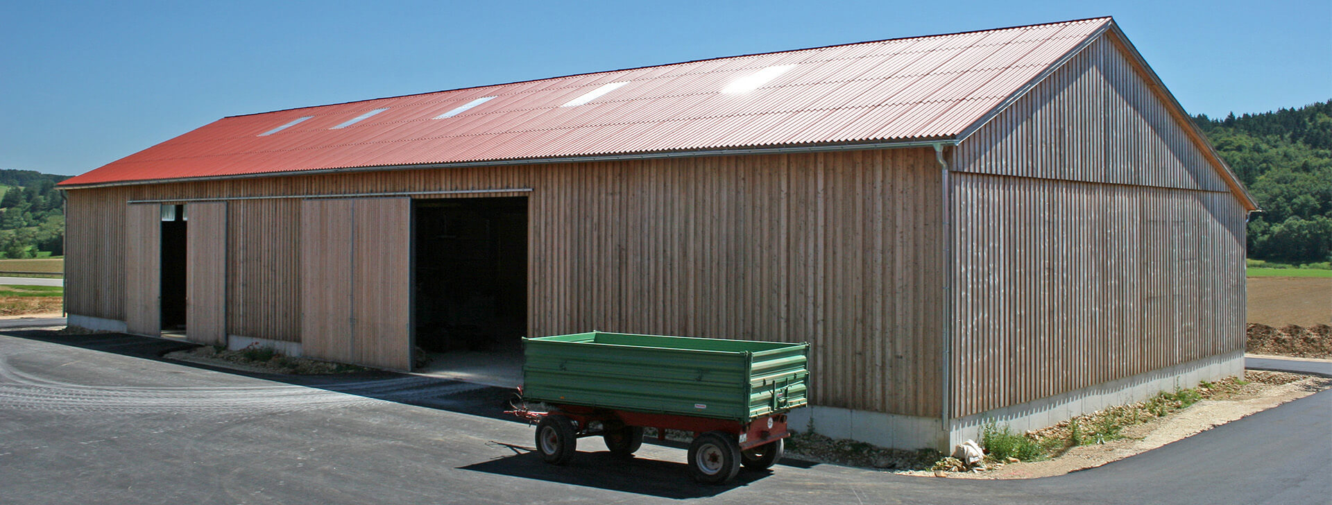 Maschinenhalle - Bergehalle - Hallenbau - WOLF System