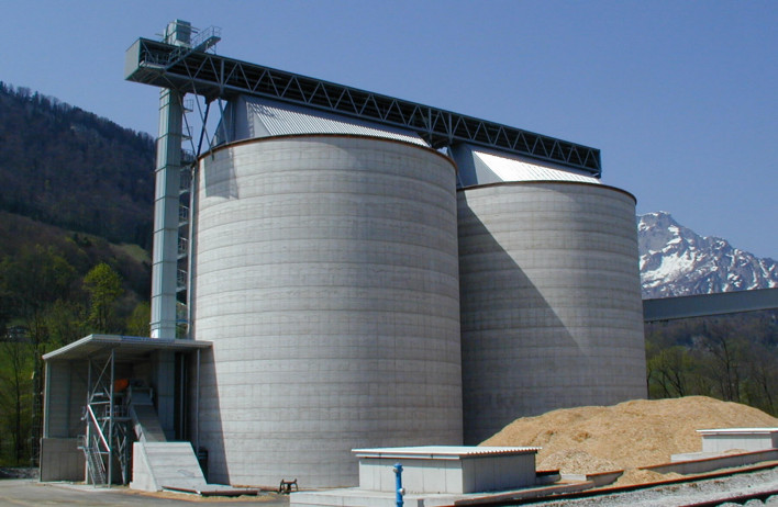 Biomassesilos - Silobau - WOLF Systembau