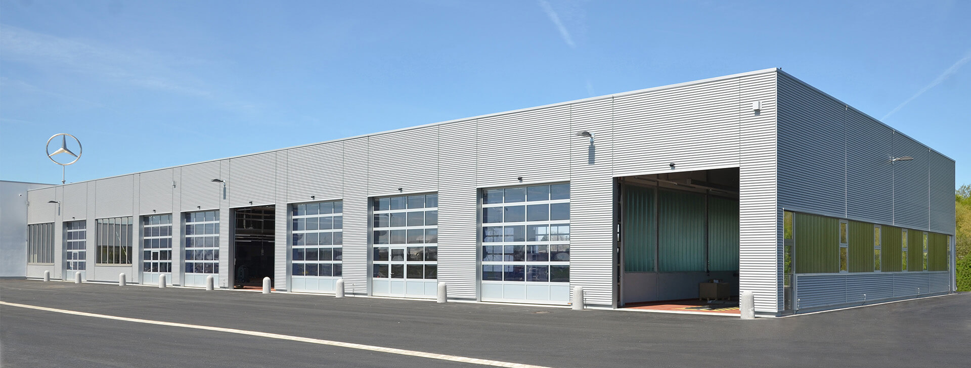 Autohäuser und Werkstätten - Gewerbebau - WOLF System